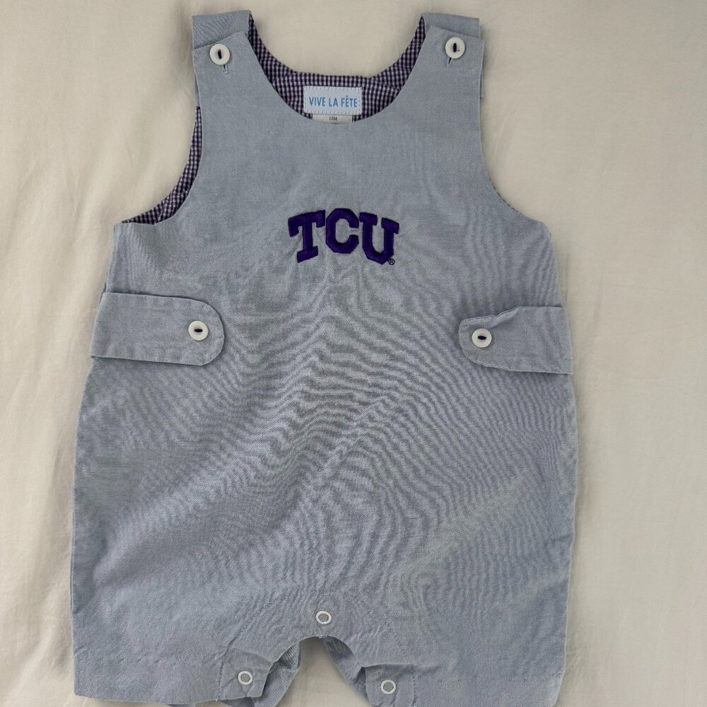 TCU Jon Jon | Vive La Fete TCU Boys Jon Jon | TCU Shortall | Size: 12M